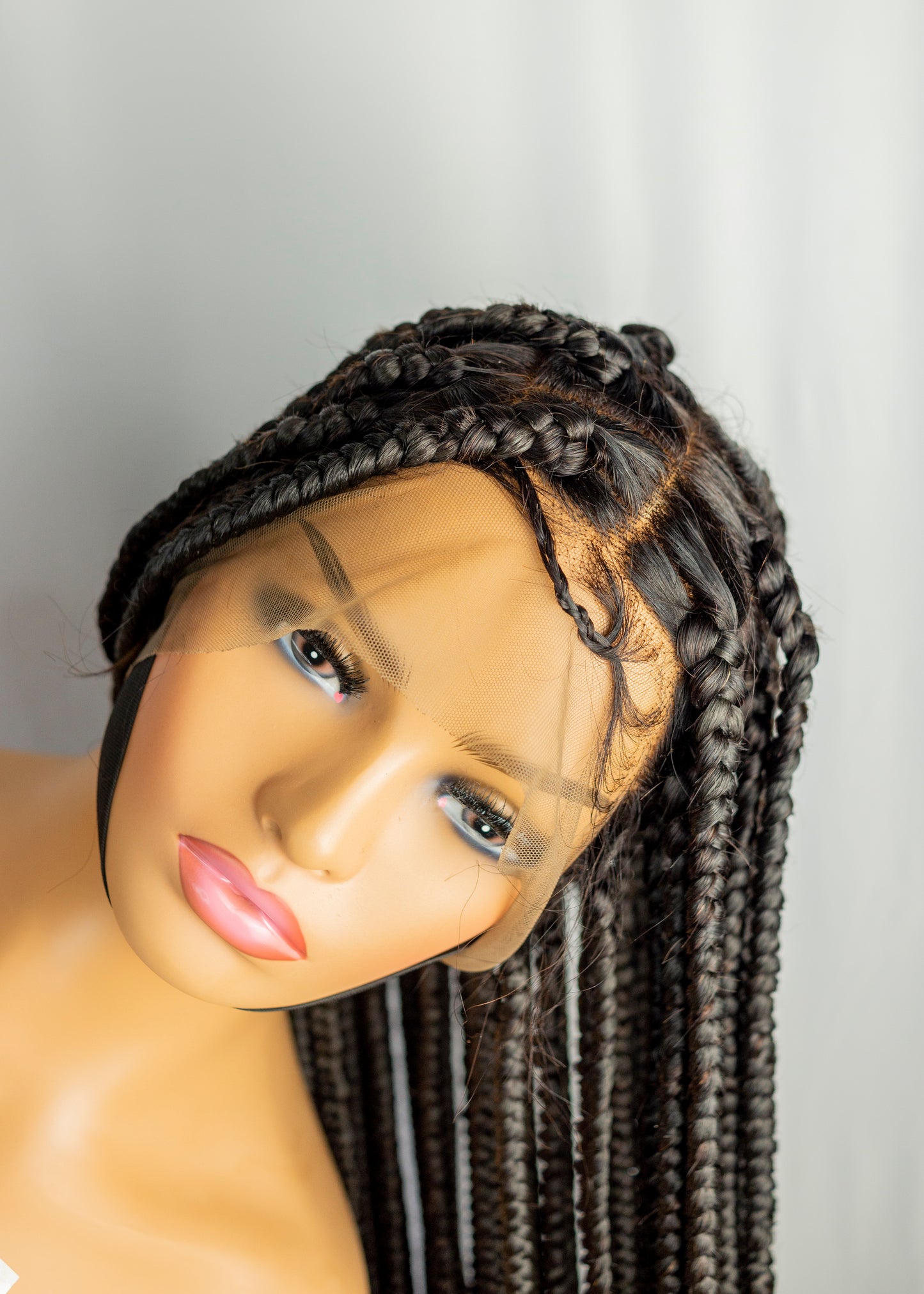 STRAIGHT BRAIDED WIG