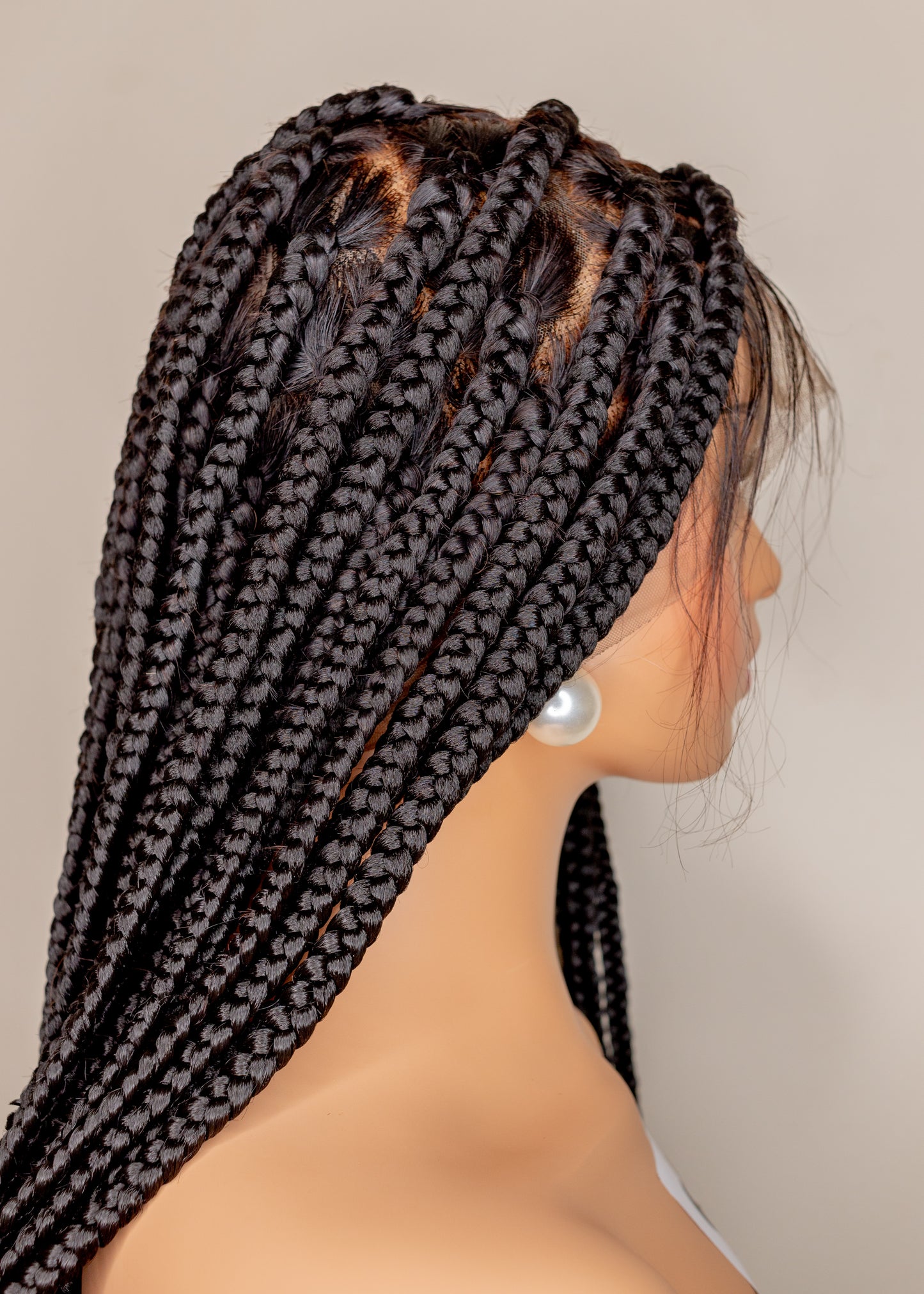 STRAIGHT BRAIDED WIG